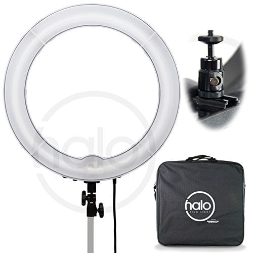 Prismatic 14 Mini Halo Dimmable Ring Light with 6 Light Stand 